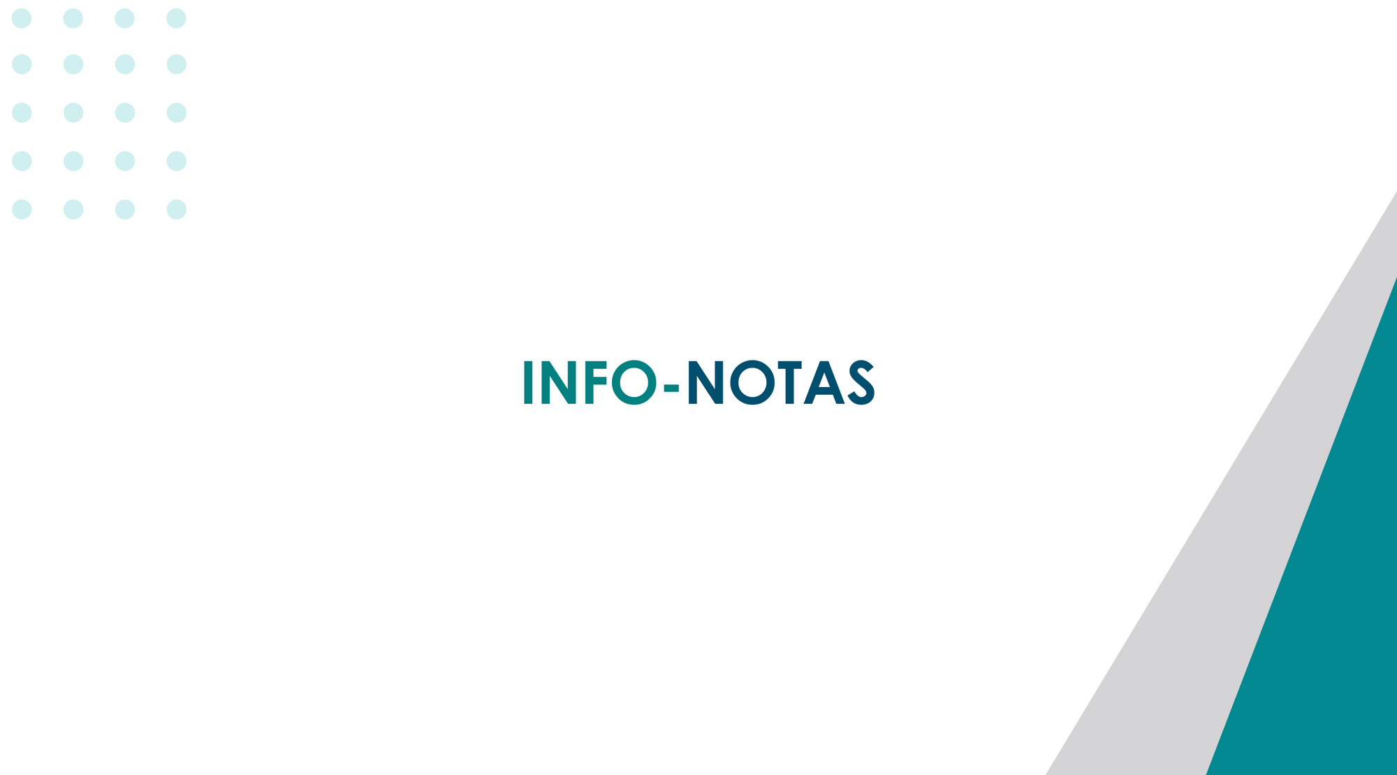 Info Notas